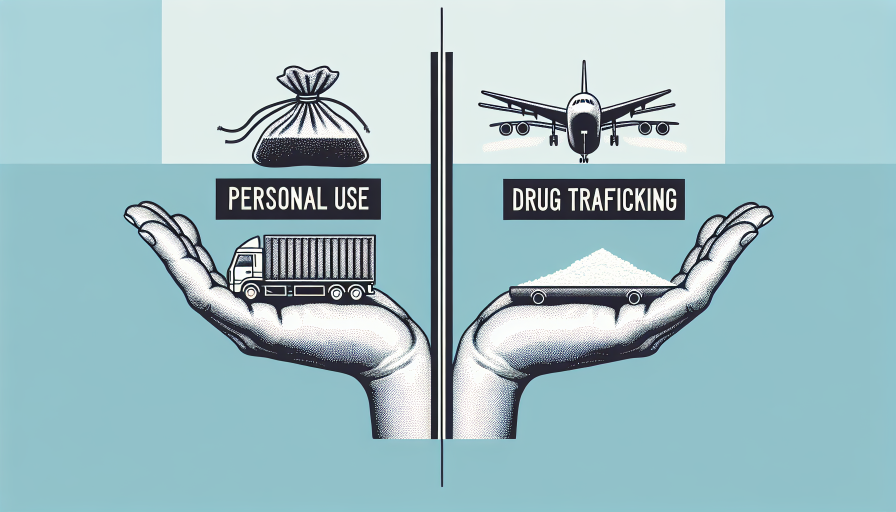 Diferencias entre consumo personal y tráfico de drogas