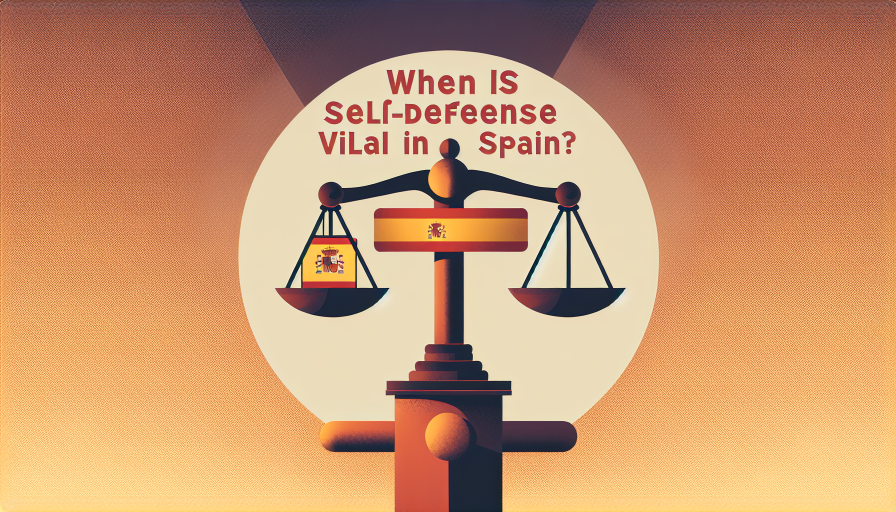 ¿Cuándo es válida la legítima defensa en España?