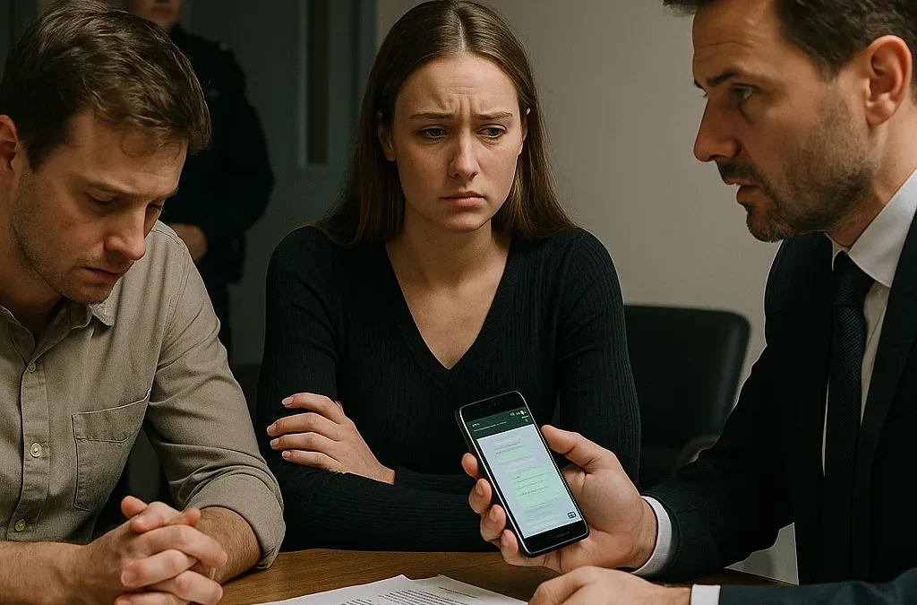 Acusado absuelto tras demostrar manipulación de la víctima en WhatsApp en un caso de acoso sexual
