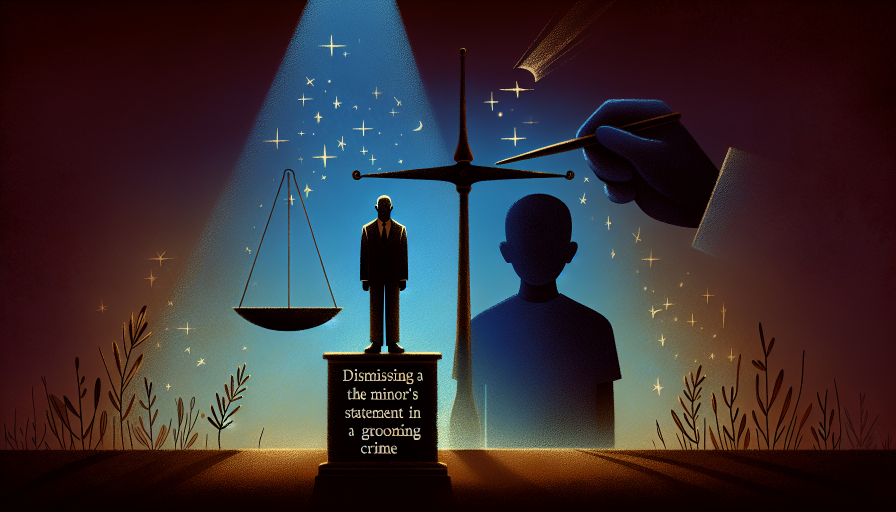 Desestimar la declaración anticipada del menor en delito de grooming