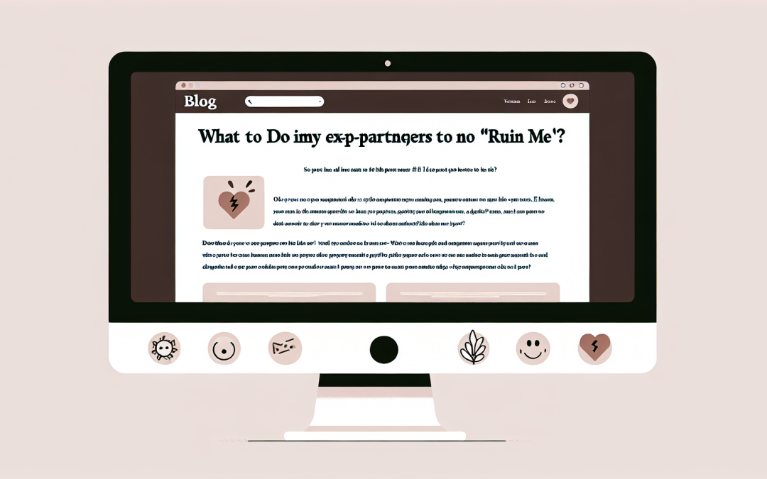 ¿Cómo actuar si mi expareja amenaza con “hundirme” si no vuelvo con ella?