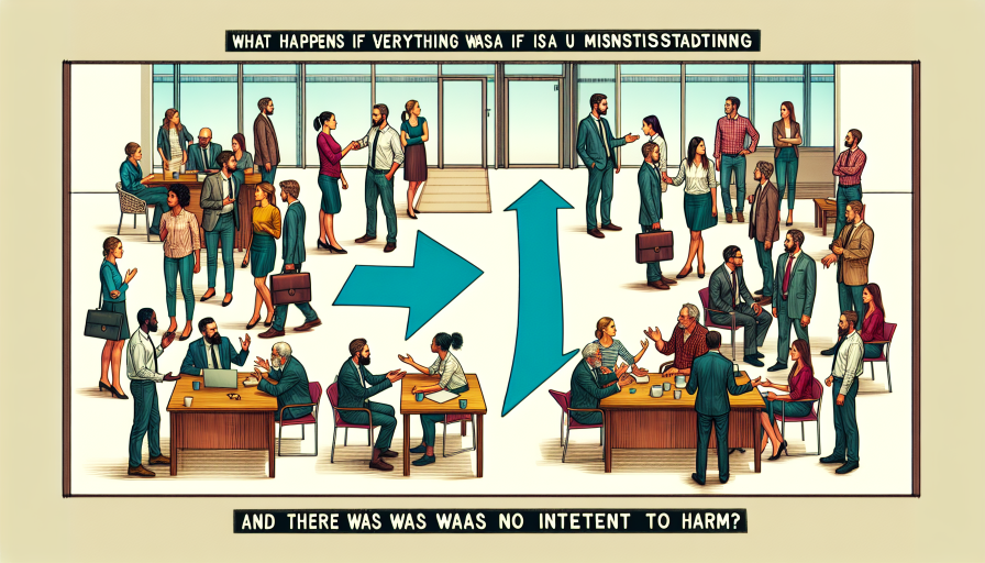 ¿Qué ocurre si todo fue un malentendido y no hubo intención de agredir?